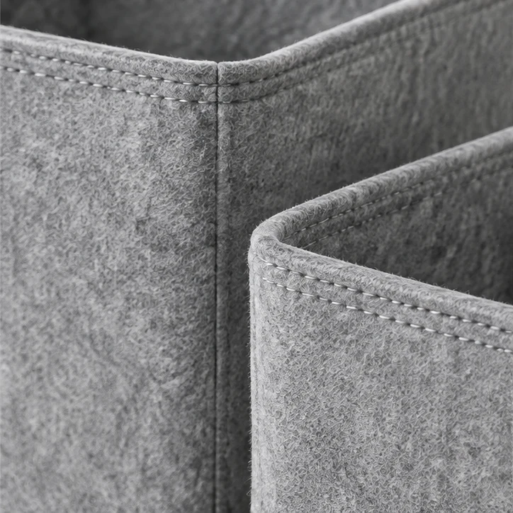 Nested Desk Duo, Gray — material and construction detail